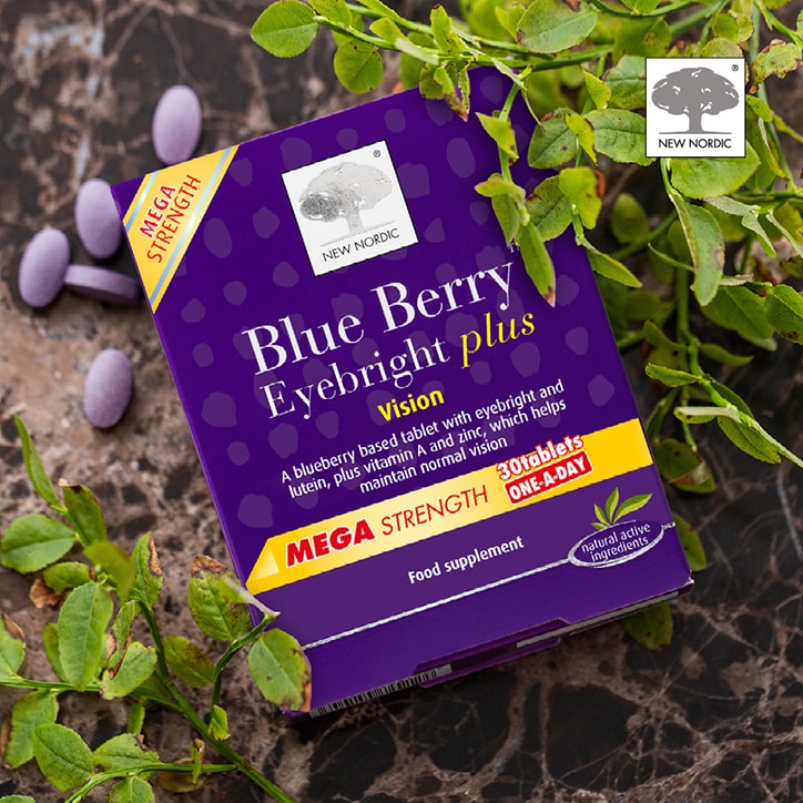 New Nordic BlueBerry Eyebright Plus One-a-Day 30 Tablets image 4