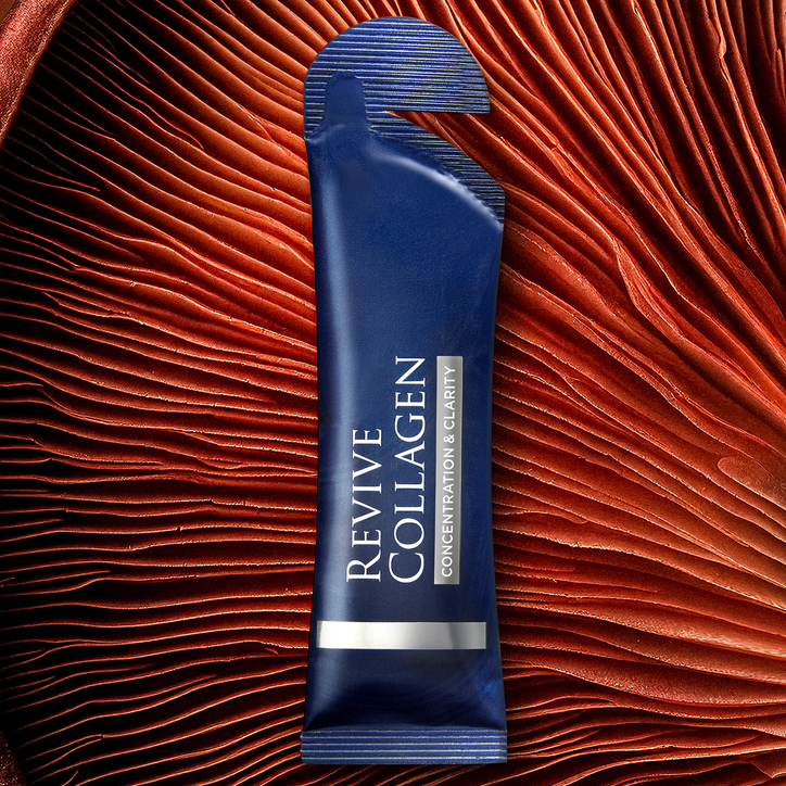 Revive Collagen Concentration & Clarity Functional Mushroom & Adaptogen Blend with 6,000mg of Type 1 Hydrolysed Marine Collagen 14 x 22g Sachets. image 7