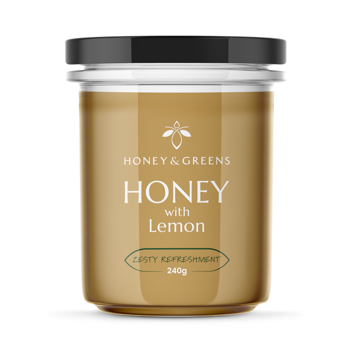 Honey & Greens Honey with Lemon 240g image 1