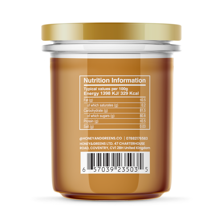 Honey & Greens British Wildflower Honey 240g image 3