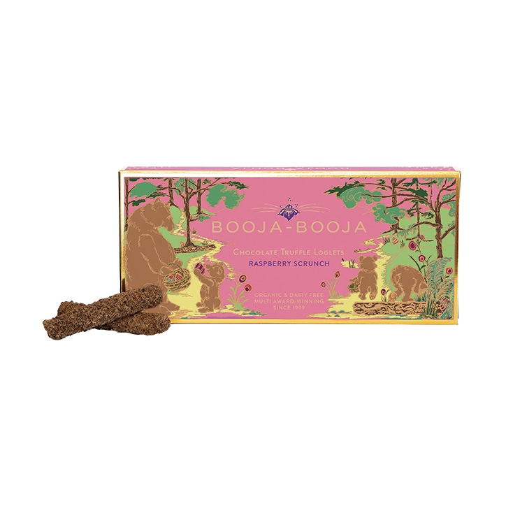 Booja Booja Raspberry Scrunch Chocolate Truffle Loglets 115g image 1