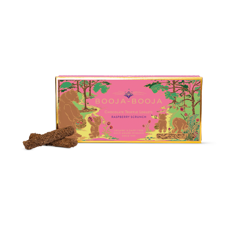 Booja Booja Raspberry Scrunch Chocolate Truffle Loglets 115g