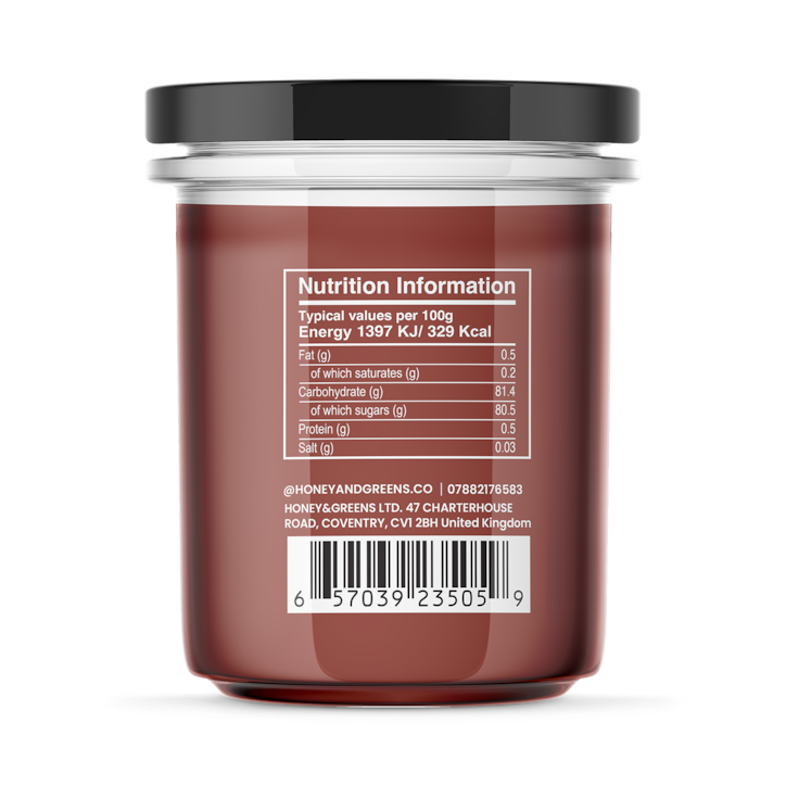Honey & Greens British Honey with Blackcurrant 240g image 3