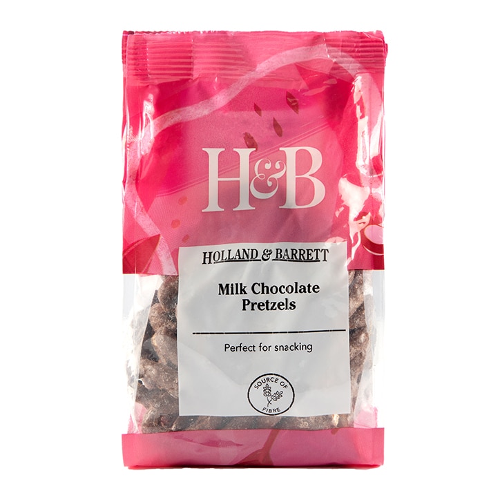 Holland & Barrett Milk Chocolate Pretzels 140g image 1