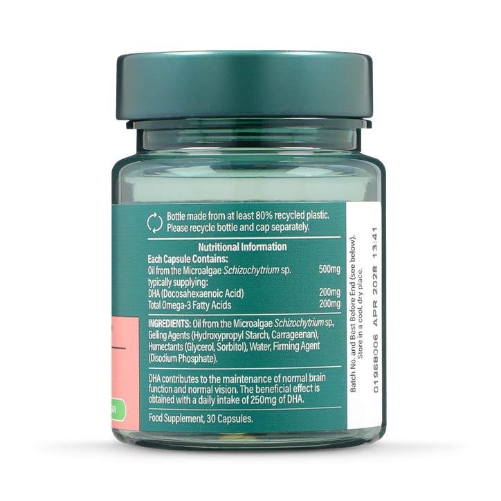 Holland & Barrett Vegan Omega 3 Oil 500mg 30 Capsules image 2