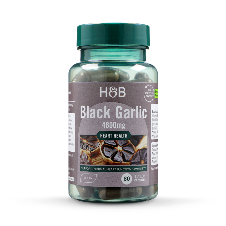 Holland & Barrett Black Garlic 4800mg 60 Capsules image 1