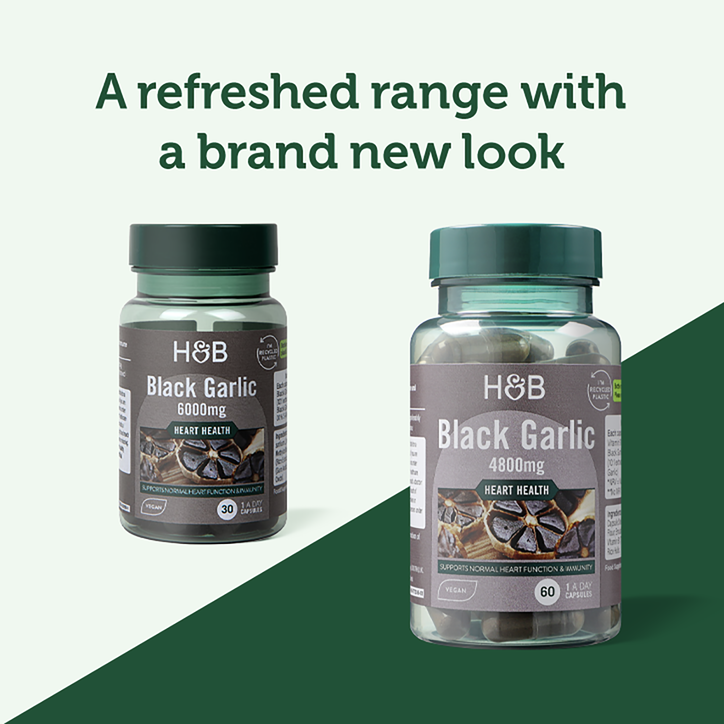 Holland & Barrett Black Garlic 4800mg 60 Capsules image 4