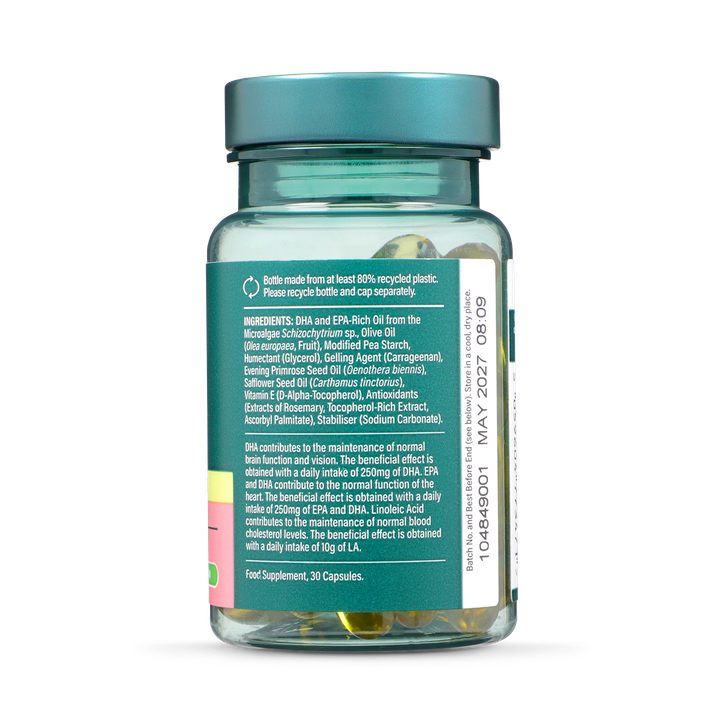 Holland & Barrett High Strength Vegan Triple Omega 3-6-9 Oil 680mg 30 Capsules image 2