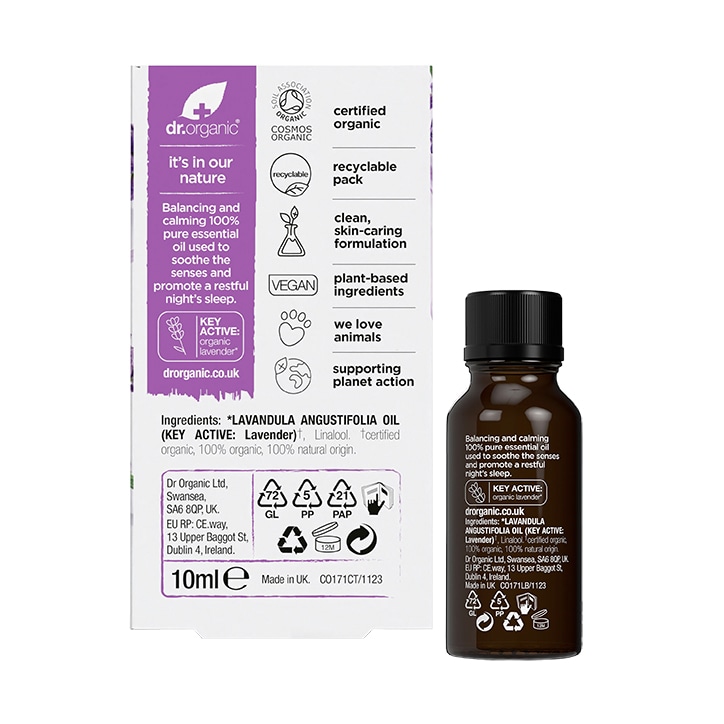 Dr Organic Lavender Pure Oil 10ml image 2