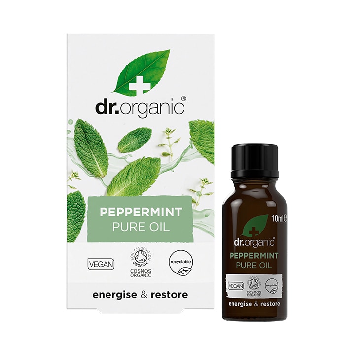 Dr Organic Peppermint Pure Oil 10ml image 1