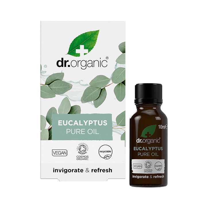 Dr Organic Eucalyptus Pure Essential Oil 10ml image 1