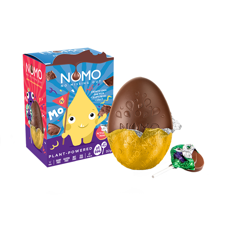 NOMO Little Monsters Chocolate Easter Egg & Lolly 92g image 1