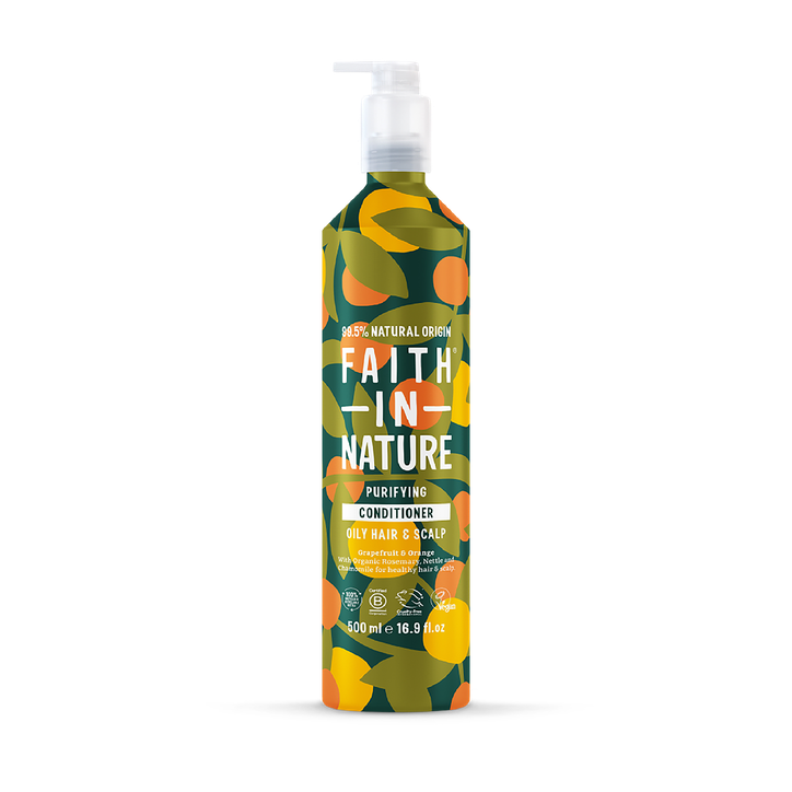 Faith In Nature Conditioner for Oily Hair Grapefruit & Orange 500ml Aluminium