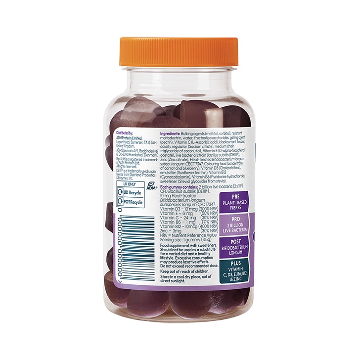 Bio-Kult 3-in-1 Biotic Blend Multivitamin for Teens Blackcurrant Flavoured 30 Gummies image 3