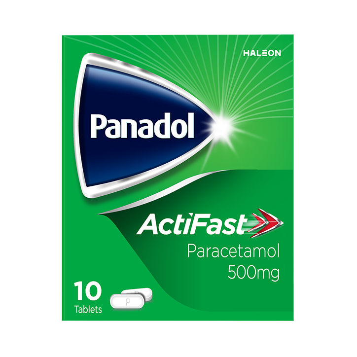 Panadol Actifast Paracetamol 500mg 10 Tablets image 1