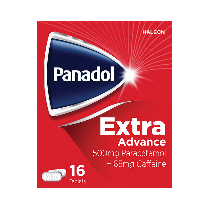 Panadol Extra Advance 500mg/65mg tablets Paracetamol + Caffeine