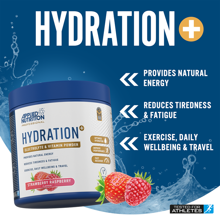 Hydration+ Powder Strawberry Raspberry  240g image 2