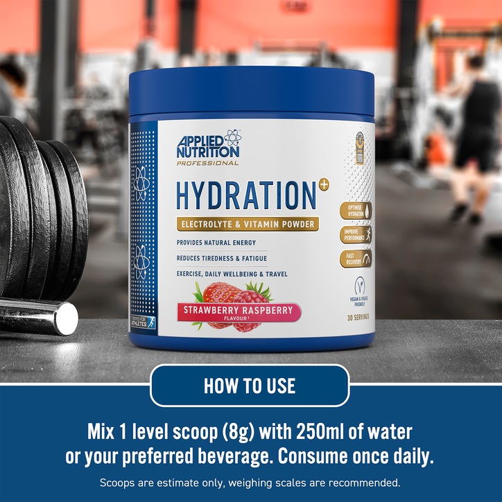 Hydration+ Powder Strawberry Raspberry  240g image 4