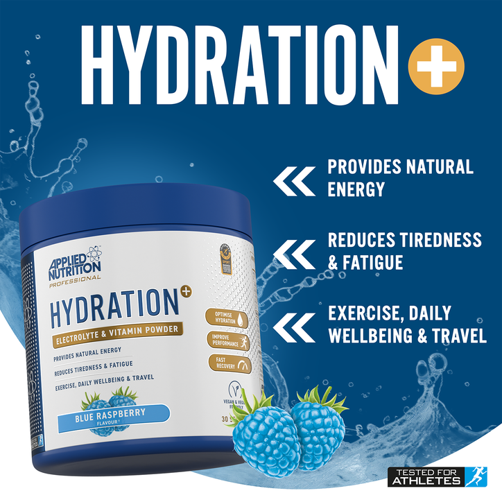 Hydration+ Powder Blue Raspberry 240g image 2