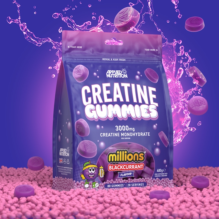 Applied Nutrition Creatine Gummies Millions® Blackcurrant 400g image 2