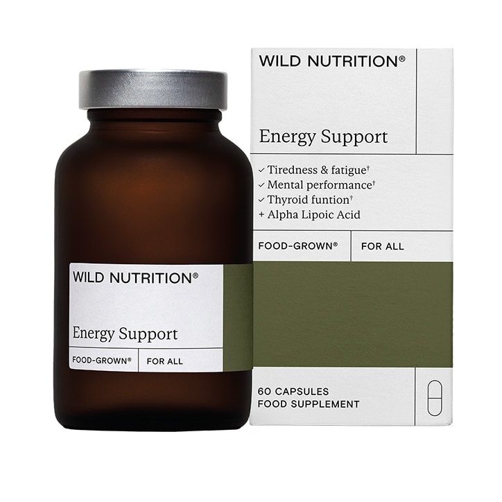 Wild Nutrition Energy Support 60 Capsules image 1