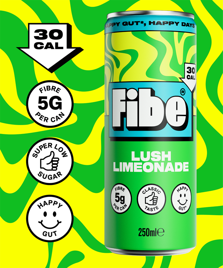 Fibe Soda Lush Limeonade Drinks 4x 250ml image 3