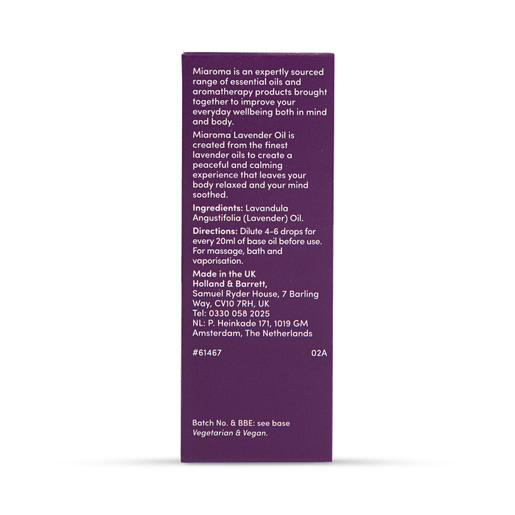 Miaroma Lavender Pure Essential Oil 20ml image 2
