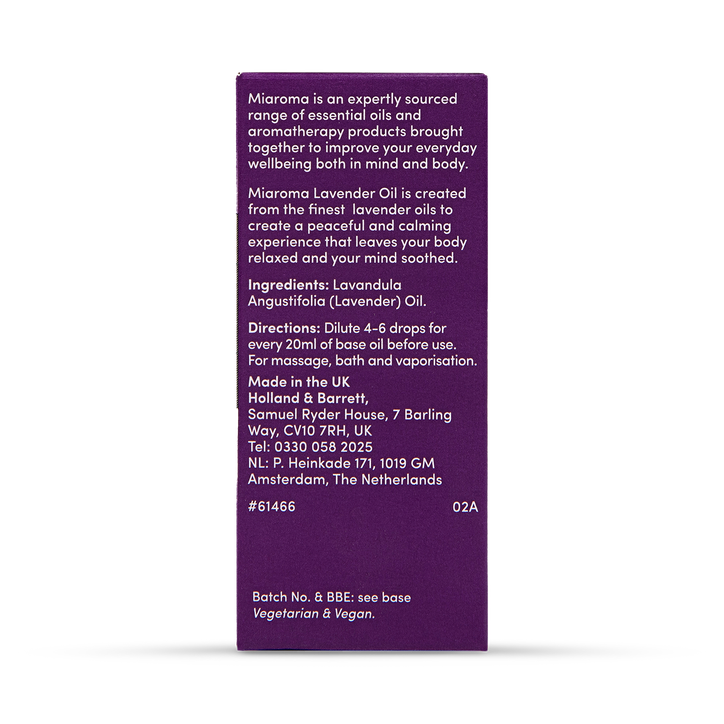 Miaroma Lavender Pure Essential Oil 10ml image 2