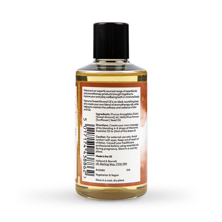 Miaroma Sweet Almond Base Oil 200ml image 2