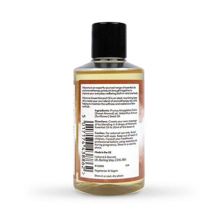 Miaroma Sweet Almond Base Oil 200ml image 3