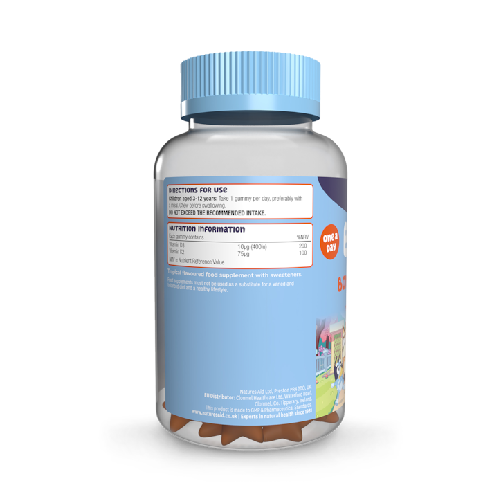 Bluey Bone Support Gummies Tropical Flavour 30 Gummies image 2