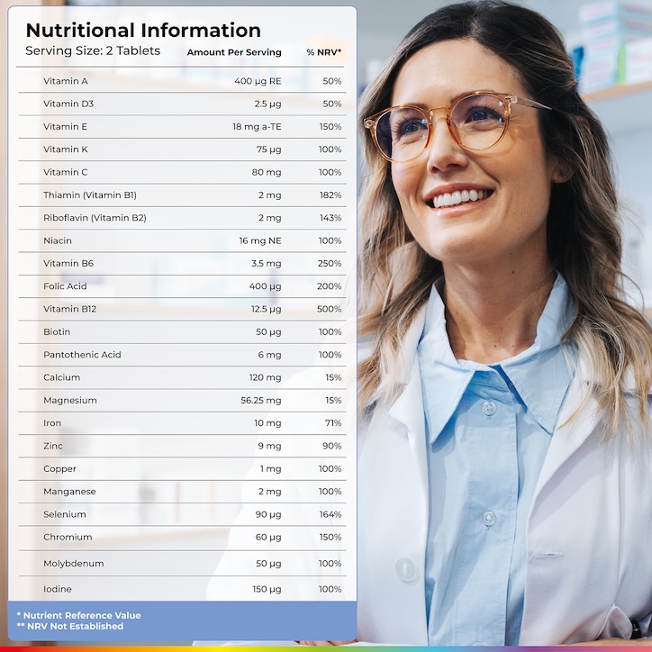 Health & Her Natural Menstrual Cycles Multivitamin Support 60 Tablets image 6
