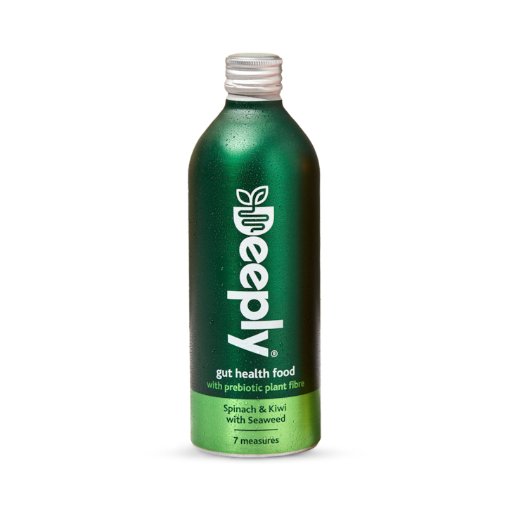 Deeply Gut Health Food With Prebiotic Plant Fibre Spinach & Kiwi With Seaweed 455ml image 1