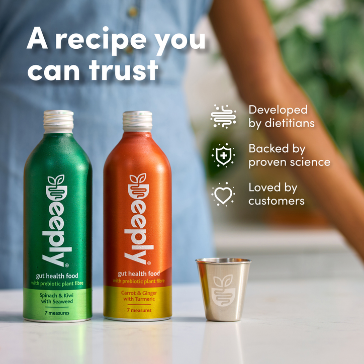 Deeply Gut Health Food With Prebiotic Plant Fibre Carrot & Ginger With Turmeric 455ml image 4