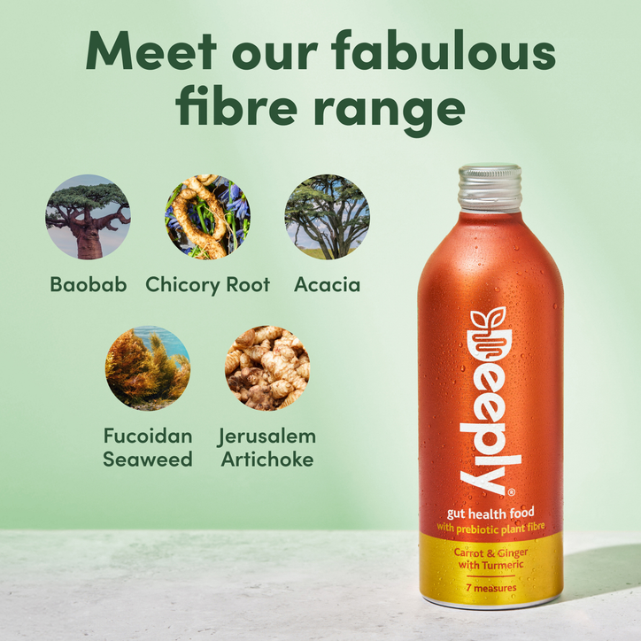 Deeply Gut Health Food With Prebiotic Plant Fibre Carrot & Ginger With Turmeric Multipack 4 x 455ml image 8