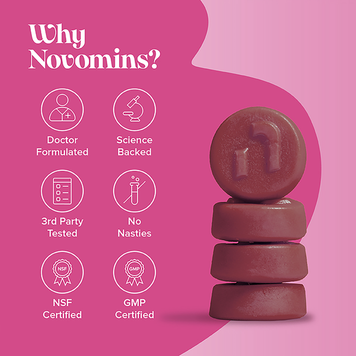 Novomins Women's Multivitamin Blackberry Flavoured 60 Gummies image 8