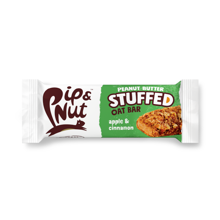 Pip & Nut Peanut Butter Stuffed Apple & Cinnamon Oat Bar 48g image 1