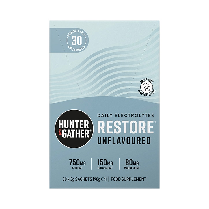 Restore Electrolytes Unflavoured 30 x 3g Sachet image 1