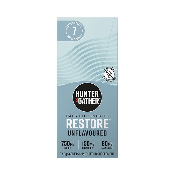 Restore Electrolytes Unflavoured 7 X 3g Sachet image 1