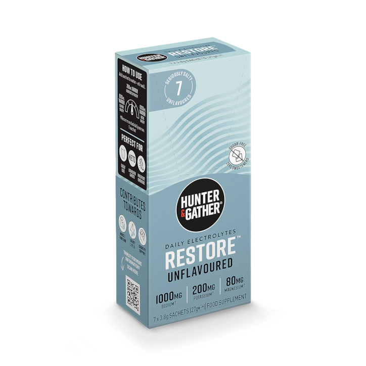 Restore Electrolytes Unflavoured 7 X 3g Sachet image 1