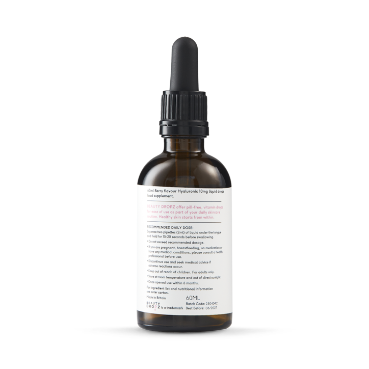 Beauty Dropz Hair Hero Lliquid Drops Grape Flavour 60ml image 2