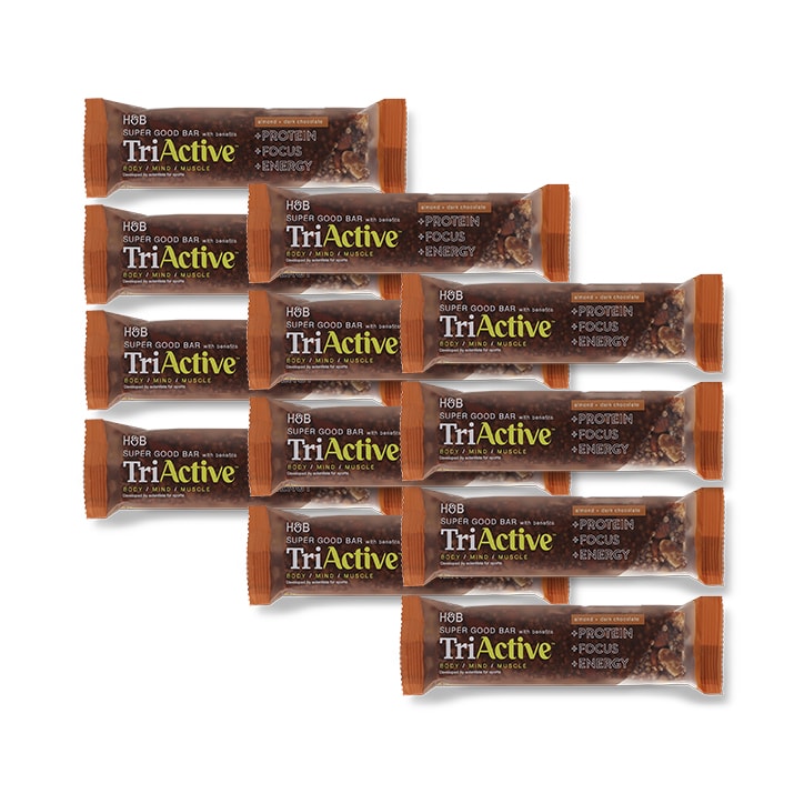 Super Good Bar Almond & Dark Chocolate 12 x 50g image 1