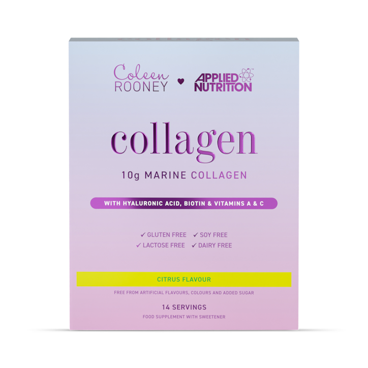 Applied Nutrition X Coleen Rooney Marine Collagen 10,000mg Citrus Flavour 14 x 12.5g Sachets image 1