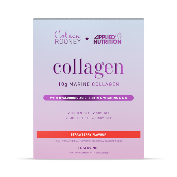 Applied Nutrition Coleen Rooney Marine Collagen 10,000mg Strawberry  Flavour 14 x 12.5g Sachets image 1