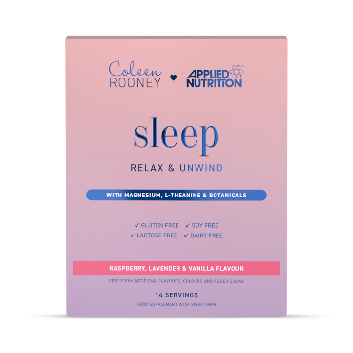 Applied Nutrition Coleen Rooney Sleep Relax and Unwind Raspberry, Lavender & Vanilla 14 x 9g Sachets image 1