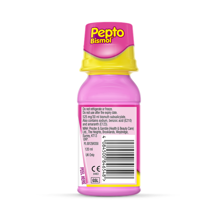 Pepto-Bismol 17.5 Mg/Ml Oral Suspension 120ml image 2