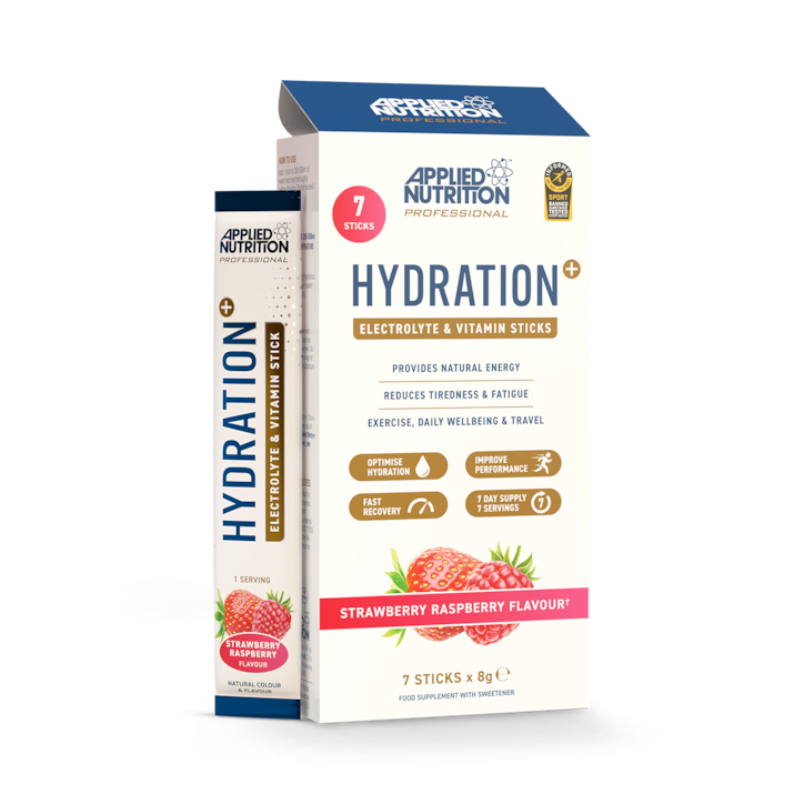 Hydration+ Sticks Strawberry Raspberry 7 x 8g Sachet image 1