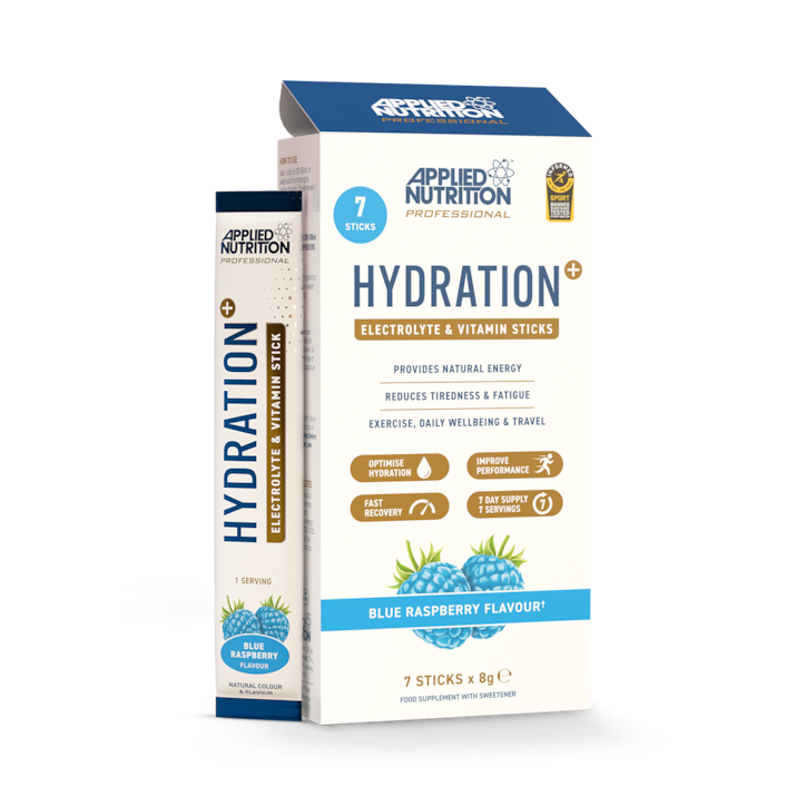 Hydration+ Powder Blue Raspberry - 7 x 8g Sachets image 1