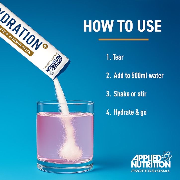 Hydration+ Powder Blue Raspberry - 7 x 8g Sachets image 4