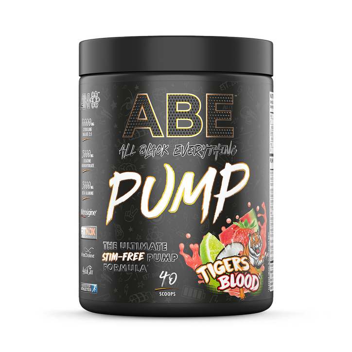 ABE Pump Pre Workout Powder Tigers Blood 500g image 1